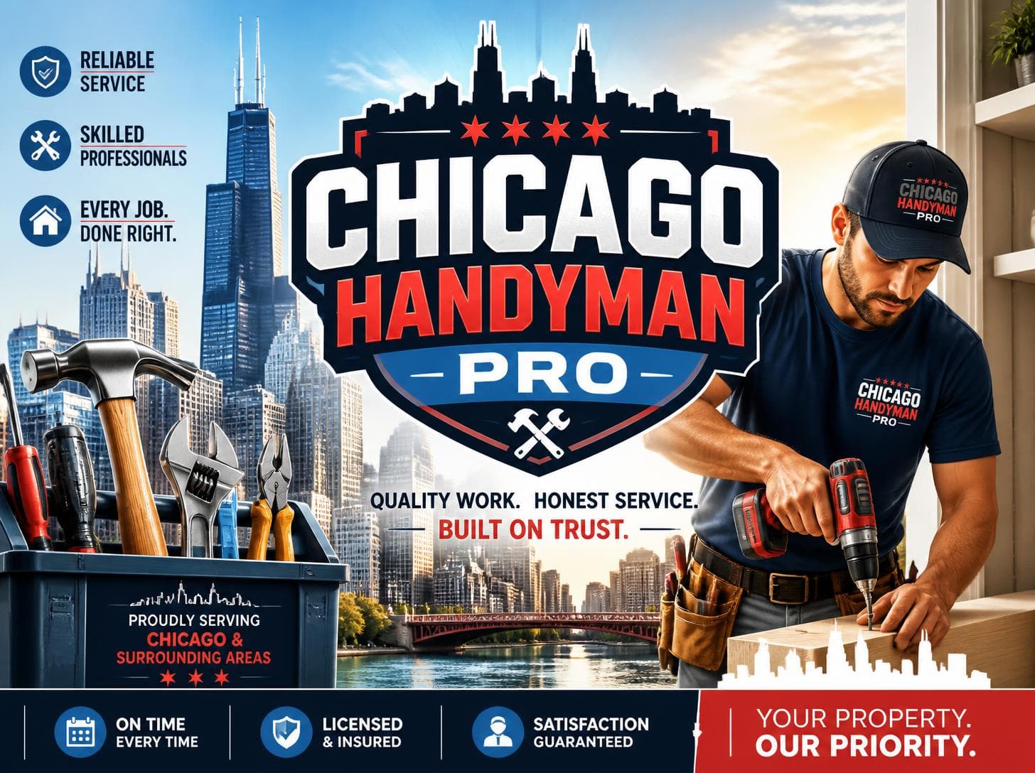 Chicago home repair resource image for Smart Home Setup, TV Mounting, Shelving, and Fixture Installation in Chicago.